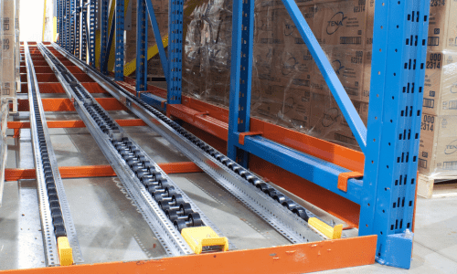 Fifo Roll Racking Systems Pallet Flow Racking | Roller Rack | Hight Density FIFO Warehouse Pallet ...
