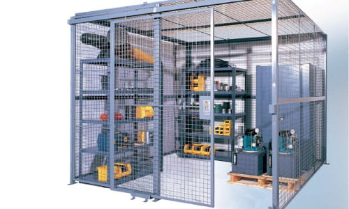 Cages et cloisons de sécurité