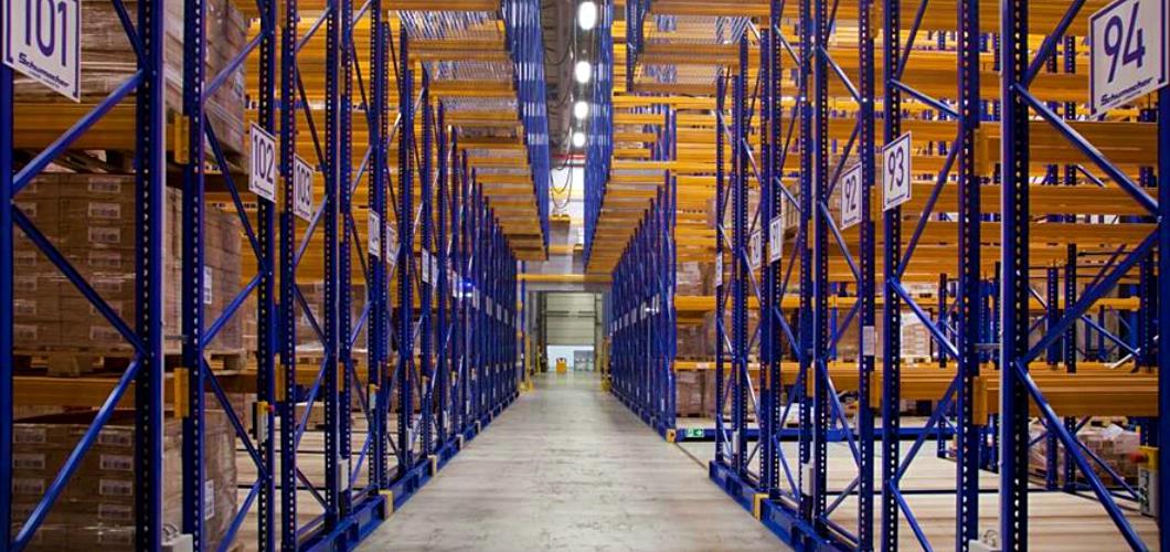 Push Back Pallet Racking Sliding Shelves